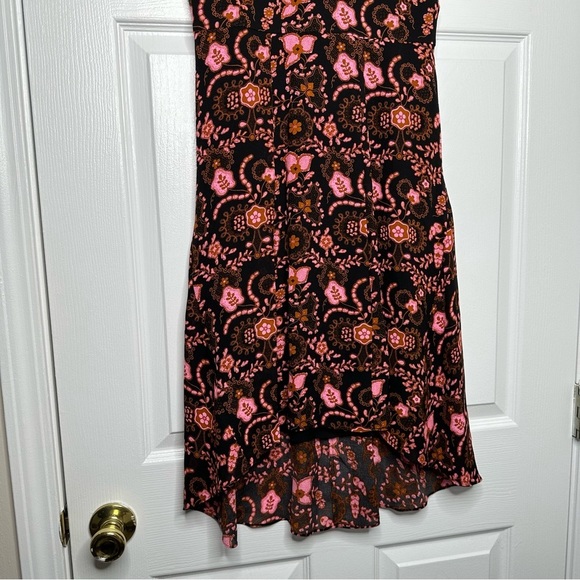 A.L.C Emile 100% silk floral dress 4 - Picture 8 of 16